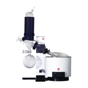 Cô quay chân không Yamato RE/REV, rotary evaporator hiệu suất cao, cô quay dung môi nhanh, tích hợp vacuum controller, phù hợp lab hóa học, dược phẩm, QC
