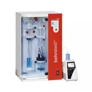 S5 Steam Distillation Unit của Behr là hệ chưng cất Kjeldahl tự động hoàn toàn, tích hợp bộ chuẩn độ và can hóa chất, cho kết quả nhanh, chính xác cao, phù hợp QC thực phẩm, dược phẩm và môi trường.
