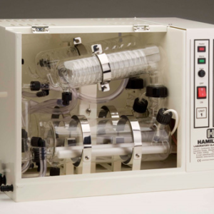 Máy cất nước 1 lần Hamilton công suất 4L/h, thiết kế bền bỉ, dễ vận hành, phù hợp phòng thí nghiệm cơ bản, QC và giáo dục.